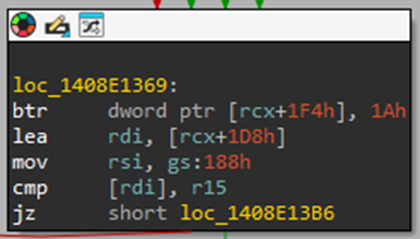 Function responsible for checking 